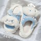 thumbnail image 2 of Pantuflas de algodón de peluche Sanrio Cinnamoroll Melody Kuromi, decoración de invierno para el hogar para niñas, lindos zapatos cálidos de suela gruesa con tacones cubiertos, 2 of 5