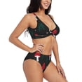 thumbnail image 2 of Daiia Amanita Mushroom Women's Bikini Set Two Piece Swimsuit High Waisted Bikini Adjustable Straps Bikini Perfect for Beach, Pool, and Summer Vacation-XX-Large, 2 of 9