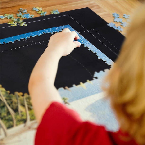 HomeDecTime Tapis de Rangement pour Puzzle Tapis pour Puzzle en Feutre Couverture de Puzzle de Voyage - 3000 Noir HomeDecTime Tapis de Rangement pour Puzzle Tapis pour Puzzle en Feutre Couverture de Puzzle de Voyage - 3000 Noir