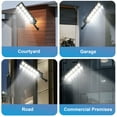thumbnail image 2 of 3 Pack Baokaler Solar Street Lights Wall Mounted, Super Bright Solar Flood Lights with 504 Light Beads, 3 Lighting Modes and Remote Control, 2 of 8