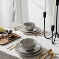 thumbnail image 4 of Thyme & Table TT0061 Dinnerware Black & White Medallion Stoneware, 12 Piece Set, 4 of 8