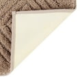thumbnail image 2 of Better Trends 18" x 54" Bathroom Runner Mat 100% Cotton, Extra Soft Tufted Bath Rug, Water Absorbent & Non Slip Bath Mat, Trier Collection (Beige), 2 of 4