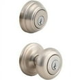 thumbnail image 2 of 991 Juno Keyed Entry Knob and Single Cylinder Deadbolt Combo Pack featuring SmartKey® in Satin Nickel, 2 of 3