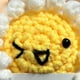 thumbnail image 2 of Lindo Llavero Tejido A Mano Apoyo Emocional Muñeca Tejer (margarita) Blanco, 2 of 4