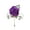 Purple, variant on Yesbay Fake Flower Faux Pearl Boutonniere Wedding Ceremony Bride Groom Corsage Brooch,White