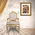 thumbnail image 3 of Unknown  19x24 Gold Ornate Wood Framed with Double Matting Museum Art Print Titled - Vintage Cards VIII, 3 of 4