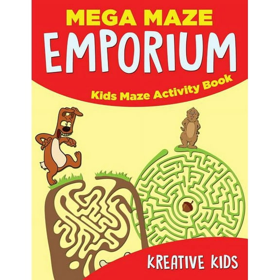 Mega Maze Emporium: Kids Maze Activity Book (Paperback)