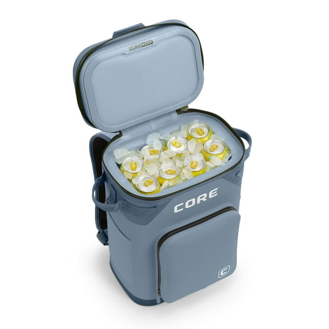 Nevera suave CORE magnética impermeable y a prueba de fugas para 24 latas con cierre