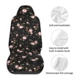 thumbnail image 5 of Sikiie Flowers Car Seat Protector 2 Pack Car Seat Cushion Mat, Car Seat Covers for SUV, Truck, Van, 5 of 7