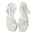 thumbnail image 3 of J. Adams Camila Sandals for Women, Square Open Toe Strappy Mid Block Heels, Elegant & Comfortable, 3 of 7