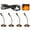 Yellow Shell, variant on LED Car Lights 4Pcs Front Grille LED Light Safety Warning Light Harness For Honda CRV 2017-2022  LED Signal Lamps