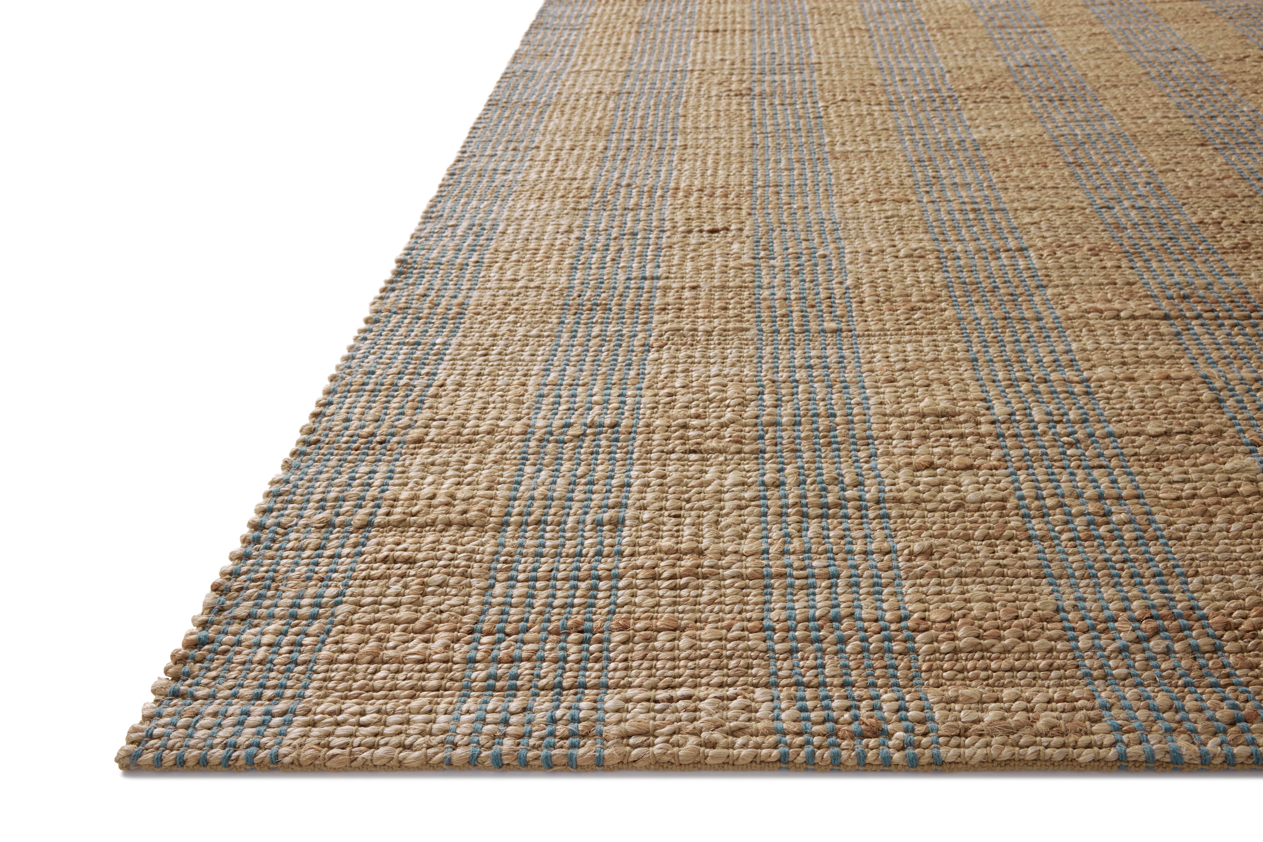 Chris Loves Julia x Loloi Judy Natural / Sky 8'-6" x 11'-6" Area Rug