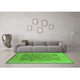 thumbnail image 3 of Ahgly Company Indoor Round Oriental Green Traditional Area Rugs, 3' Round, 3 of 4