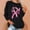Black, variant on Sakmal Breast Cancer Awareness Womens Sweatshirts Black Graphic Cute Sweatshirts Fashion Fall Fashion Tops