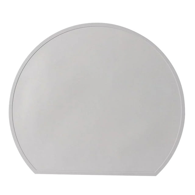 TIELUTT Ensemble de Napperons Ronds pour Table à Manger en Silicone pour Enfants, Napperons Ronds en Dentelle pour Table Ronde, Grands Napperons pour 4 Assiettes Rechargeables, Ensemble de Table de Cuisine Haute