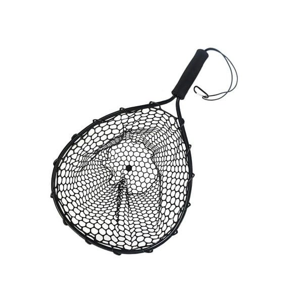 DYNWAVECA ing Net Equipment ing Landing Net for Outdoor Father's Day Gift Saltwate Black