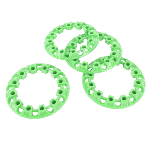 4Pcs 6 Inch ATV Wheel Hub Trim Cover Decorative Rim Guard for Go Kart with Universal Protection Decor Suitable for ATVs More