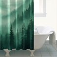 thumbnail image 5 of Misty Forest Landscape 72x72in Shower Curtain,Bathroom Decorative Shower Curtains Set with 12 Hooks,Modern Waterproof Washable Shower Curtain, 5 of 5