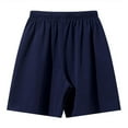 thumbnail image 4 of Bcfgryg Men's Loose Fit Relaxed Five Inch Shorts For Summer Men's Shorts Blue L, 4 of 4