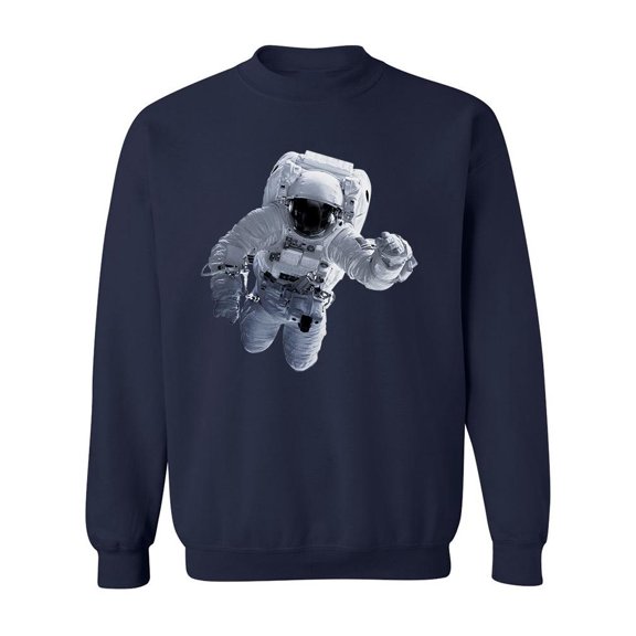 Astronaut Cool Design. Sweatshirt Men -Image by Shutterstock, Male Small