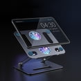 thumbnail image 2 of pitrice Support pour Ordinateur Portable pour Bureau Design Ergonomique Réglable Support de Refroidissement en Alliage d'Aluminium Pliable avec Structure Stable Gris Foncé, 2 of 7