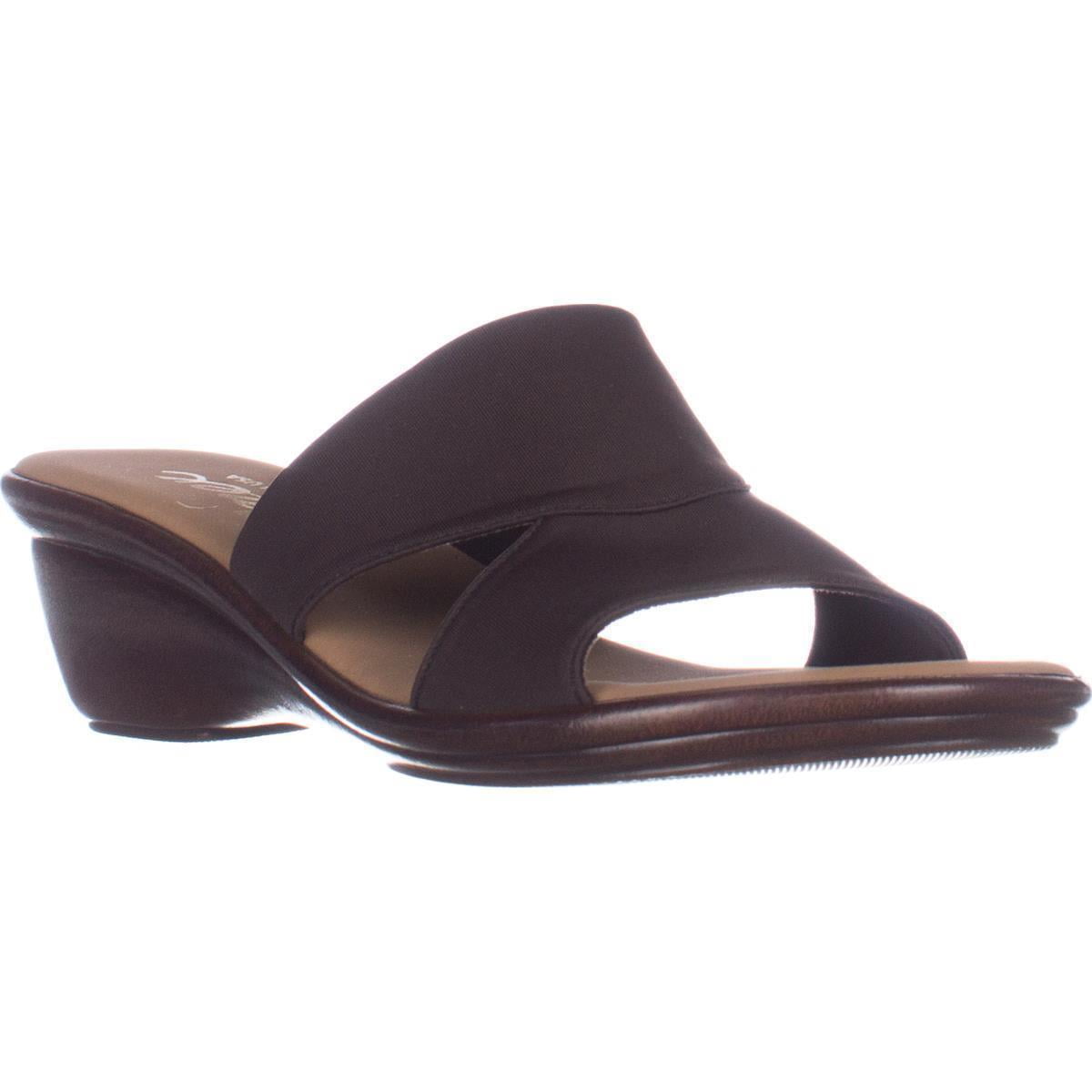 Womens Finest by Onex Urban Comfort Wedge Sandals, Chocolate Brown