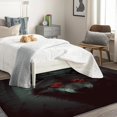 thumbnail image 3 of Black Wolf Area Rug 3x4, Animal Rugs for Entryway Bedroom Living Room, Wolves Home Decor Carpet, Machine Washable Rug, Non Slip Soft Low Pile Throw Rugs T6&-163, 3 of 7