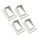 thumbnail image 1 of Kit de soporte para barandilla de escalera de PVC de 2" x 3 1/2", soporte para cerca, fácil de instalar y reemplazar. 4 piezas, 1 of 9