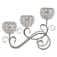 thumbnail image 1 of Candelabro moderno Zulema de cristal 3 tazas Candelabros de cristal, 1 of 8