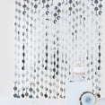 thumbnail image 2 of Balsa Circle Metallic Silver Round 6 feet Foil Tassels Fringe Backdrop Curtains Party Events, 2 of 7