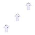thumbnail image 3 of Uniformes de Chef Sonducket Hombres Mujeres Manga Corta Blanco XL, 3 of 6