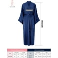 thumbnail image 5 of Women's Long Silk Robe Satin Kimono Lightweight Bathrobe for Bridesmaids, 5 of 5