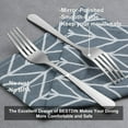 thumbnail image 5 of Bestdin 36 Pieces Dinner Fork Set, 7.1" Stainless Steel Table Forks,Cutlery Forks Only, Dishwasher Safe, Mirror Polished, Cake Forks, Dessert Forks for Home Kitchen & Restaurant, 5 of 9