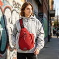thumbnail image 5 of Yeciiwht Waterproof Shoulder Bag Travel Crossbody Bags for Women Men, Lightweight Sling Bag Multi Pocket Chest Bags for Travel School, 5 of 6