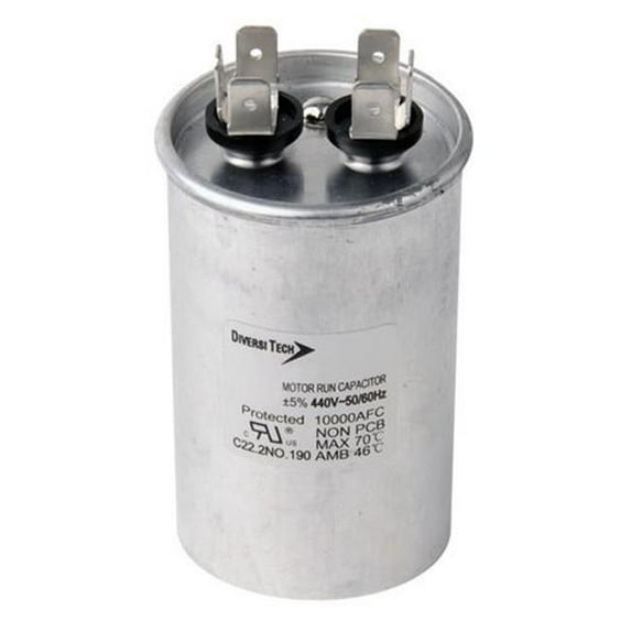 Morris Products T45150R Round Motor Run Capacitor Single Capacitance Can - 440 VAC 15 UF