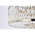 thumbnail image 6 of Urban Classic Chelsea 10-Light Metal Royal Cut Chandelier in Nickel Finish, 6 of 9