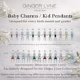 thumbnail image 6 of Ginger Lyne Girl  Kid Birthstone Pendant Charms Cubic Zirconia Sterling Silver Baby  for Family Tree Necklace Gift for Mom or Grandma, 6 of 7