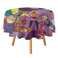 thumbnail image 3 of The Powerpuff Girls Round Tablecloth Print Decorative Table Cover Washable Table Cloths for Dining Party Picnic 50x50in, 3 of 8