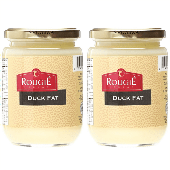 Rougie Rendered Duck Fat 320g 11.28 Ounce (2 Pack)