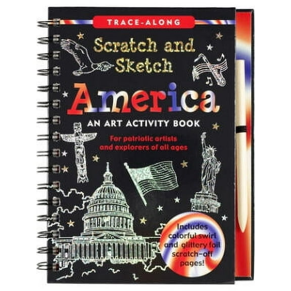 Scratch & Sketch America (Trace Along) (Hardcover)