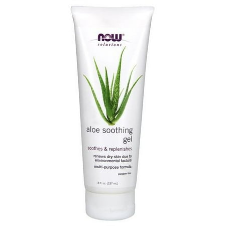 Solutions Aloe Soothing Gel Now Foods 8 oz Gel