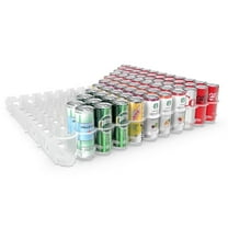 Display Technologies Visi-Slide Plastic 12 oz Slim Can Beverage Dispenser, 6 Pack