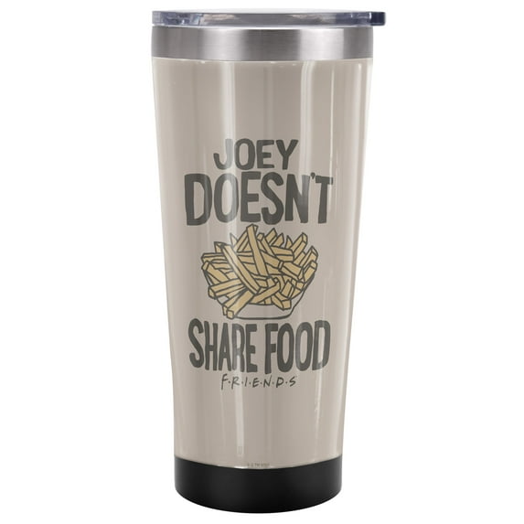 Friends Official The More For Me 20 oz Travel Tumbler, Stainless Steel, Vacuum Insulated with Leak Resistant Slide-Lock Lid