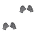 thumbnail image 2 of Sonducket 1 par de manoplas tejidas para bebés Manoplas delicadas para niños Niñas Niños Cubiertas de dedos de invierno Cubierta de mano para Gris oscuro 2Conjunto, 2 of 6