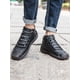 thumbnail image 2 of Men's New Trendy Casual Pu Leather Shoes, Stylish Outdoor Comfortable Mid-top Business Shoes In Blue, 2 of 4