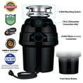 thumbnail image 2 of Eco Logic 3/4 HP Continuous Feed Garbage Disposal with Oil Rubbed Bronze Sink Flange and Stopper Kit, 2 of 7