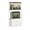 White, variant on 10 Gallon Aquarium Stand with 2 Drawers, 2-Tier Fish Tank Stand with Storage Shelf, Heavy Duty Metal Frame Reptile Turtle Tank Stand, 20.5" L x 11.8" W x 31.5" H, Black