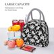 thumbnail image 5 of Easygdp Lilies Flowers Bolsa de Almuerzo Insulada Grande, Forro de Aluminio, Diseño Espacioso, a Prueba de Fugas, Ideal para Trabajo, Picnics, Viajes y Actividades al Aire Libre, 5 of 6