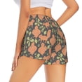 thumbnail image 3 of Goofa Squirrel And Nuts Printed Women 2 in 1 Running Shorts,Quick Dry Athletic Workout Shorts,High Waisted Athletic Shorts with Liner Pockets-Small, 3 of 9