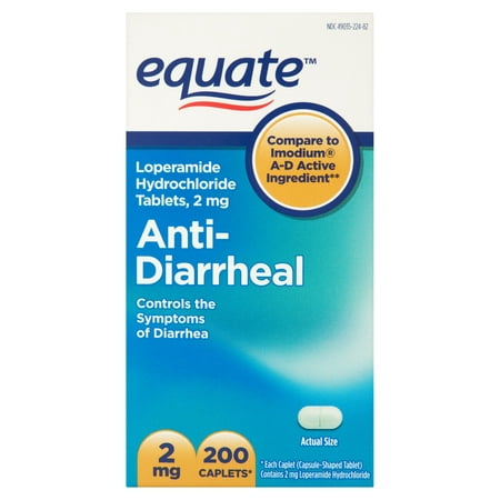  antidiarrhéiques Caplets 2mg 200 ct